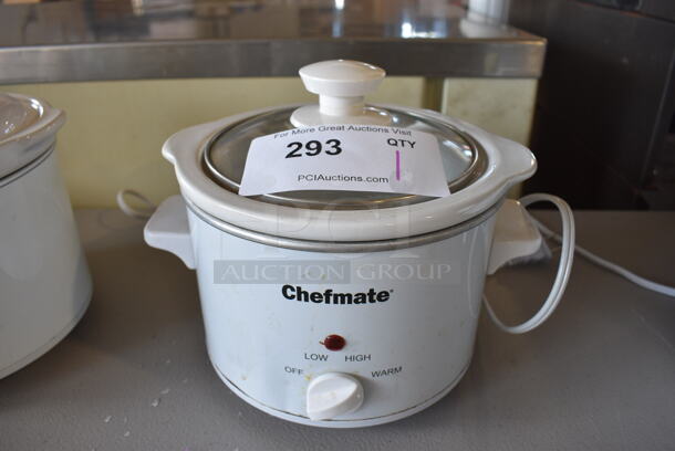 Chefmate Model SC-15 Metal Countertop Slow Cooker. 120 Volts, 1 Phase. 9.5x8x8. Tested and Working! - Image 1 of 4