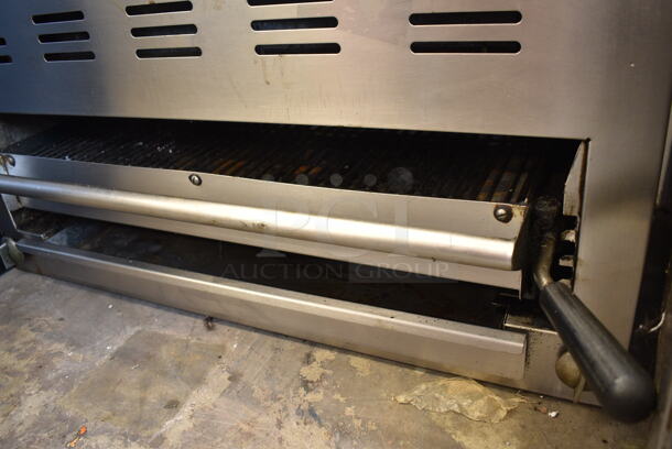 Stainless Steel Commercial Natural Gas Powered Cheese Melter.  - Image 2 of 3
