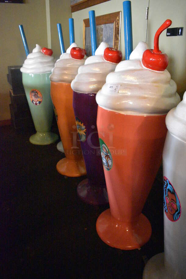 5 Decorative Sundae Statues. 24x24x70. 5 Times Your Bid! BUYER MUST REMOVE. (Susquehanna Ale House) - Image 5 of 6