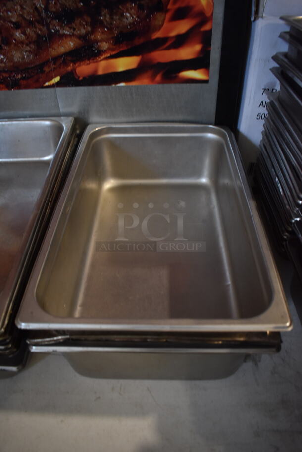 ALL ONE MONEY! Lot of 18 Various Stainless Steel Full Size Drop In Bins. 1/1x2.5, 1/1x4, 1/1x6 - Image 8 of 8