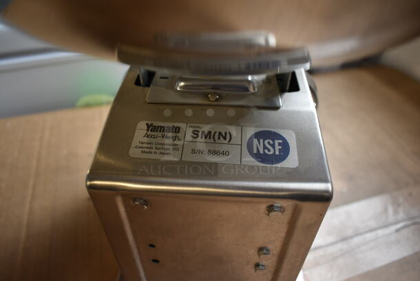 Yamato SM(N) Metal Countertop 30 Pound Capacity Food Portioning Scale. - Image 6 of 6
