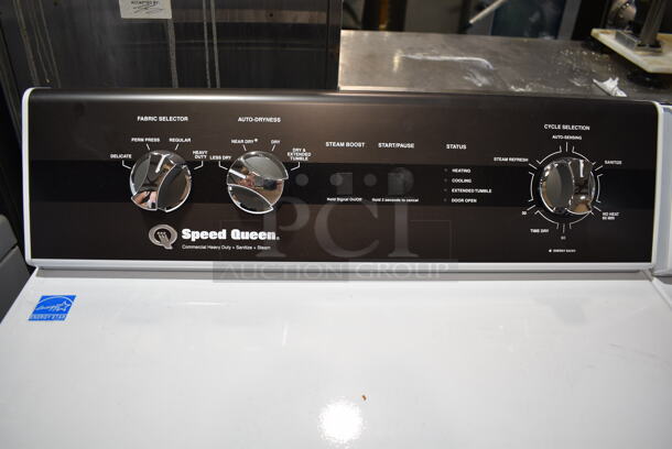 BRAND NEW SCRATCH AND DENT! Speed Queen DR5004WG 7 cu. ft. 27" Front Load Gas Powered Dryer with Rear Control and Steam - Free Use - Image 3 of 6
