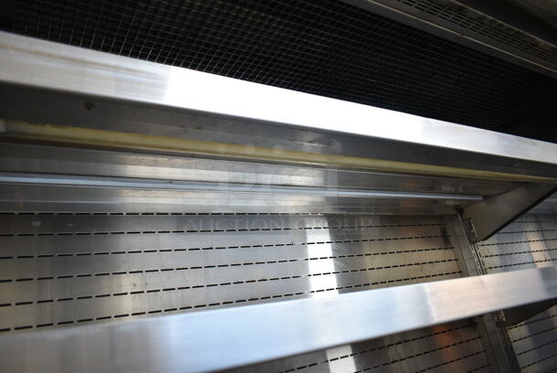 Metal Commercial Reach In Grab N Go Merchandiser w/ Metal Shelves. Cannot Test Due To Cut Power Cord - Image 5 of 5