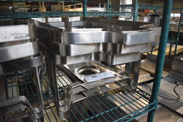 5 Metal Chafing Dish Frames. 12x25x9. 5 Times Your Bid! - Image 2 of 4