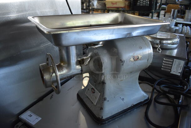Hobart 4312 Metal Commercial Countertop Meat Grinder. 110 Volts, 1 Phase. 13x24x19. Tested and Does Not Power On - Image 1 of 6