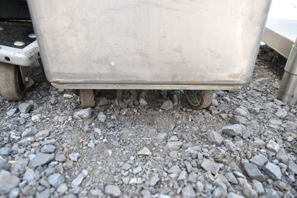 Stainless Steel Ingredient Bin on Commercial Casters.   - Image 3 of 6