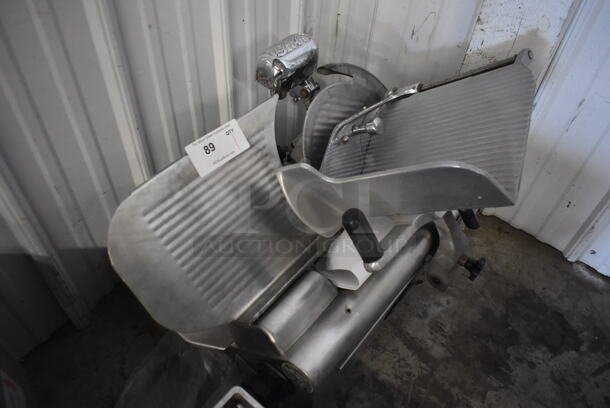 Globe Stainless Steel Commercial Countertop Automatic Meat Slicer w/ Blade Sharpener. 115 Volts, 1 Phase. Tested and Does Not Power On - Image 2 of 6