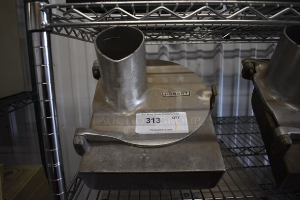 Hobart Metal Commercial Food Processor Head w/ Slicing Blade. 11x15x12 - Image 2 of 6
