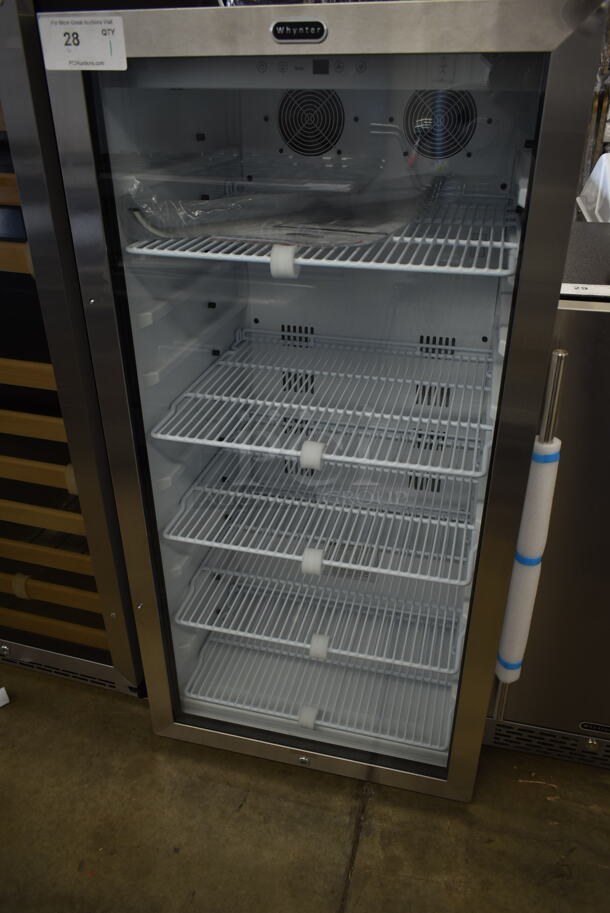BRAND NEW SCRATCH AND DENT! Whynter CBM-815WS Freestanding 8.1 CF Commercial Beverage Merchandiser. 115 Volt, 1 Phase. Tested and Working! - Image 2 of 4