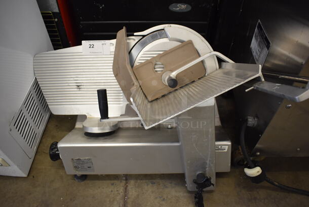 Bizerba SE 12 US Stainless Steel Commercial Countertop Meat Slicer. 120 Volts, 1 Phase. 32x24x24. Tested and Does Not Power On - Image 1 of 7