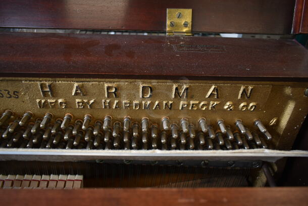 Hardman Wood Pattern Piano w/ Bench. - Image 6 of 6