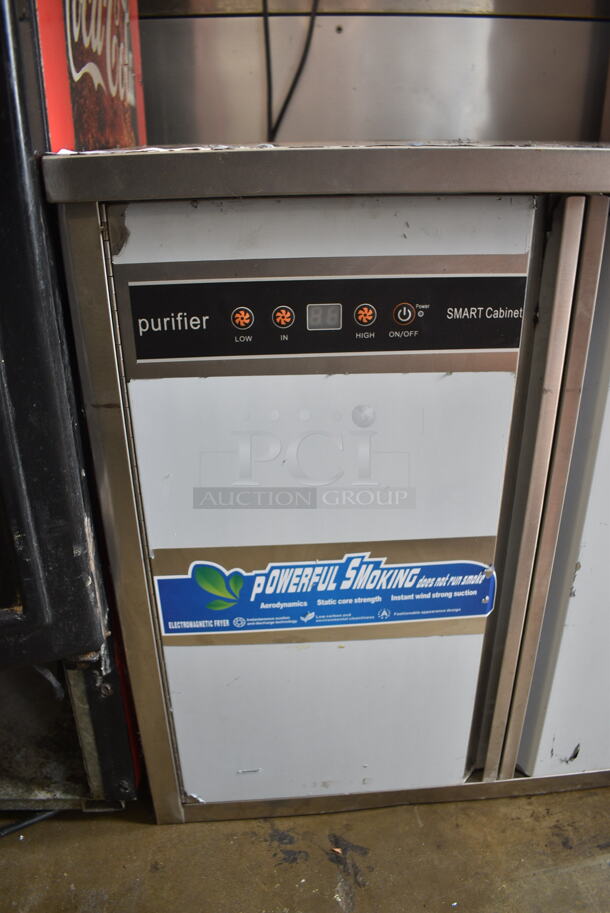 BRAND NEW SCRATCH AND DENT! TXR-YY01 Stainless Steel Commercial Purifier Smoke Eater. 220 Volts.  - Image 3 of 9