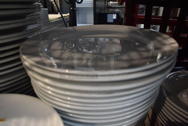 ALL ONE MONEY! Tier Lot of White Ceramic Plates. - Image 6 of 6