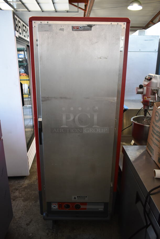 2020 Metro C539-HLFS-L Metal Commercial Single Door Heated Holding Cabinet on Commercial Casters. 120 Volts, 1 Phase. Tested and Working! - Image 1 of 7