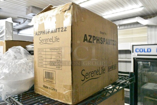 7 Various Items Including SereneLife AZPHSPAMT22 Portable Spa Bubble Bath Massager, Pyle Unit, 2 Metal Stock Pots, Pyle PT-649D Dual Cassette Deck, Pyle PPBCM92 Wireless Camera, Pyle PLMRKT38W Marine Stereo Receiver and Speaker Kit. 7 Times Your Bid!  - Image 2 of 12