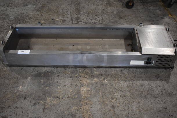 VRX1500/380 Stainless Steel Commercial Countertop Refrigerated Rail. No Lid. 115 Volts, 1 Phase. Tested and Working! - Image 1 of 4