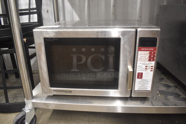 2015 Menumaster MFS18TS Commercial Stainless Steel Microwave Oven. 208/230V.  - Image 1 of 5
