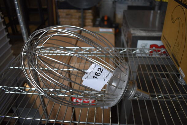 Metal Commercial Whisk Attachment for Mixer. 8x8x15