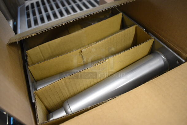 ALL ONE MONEY! Lot of 4 BRAND NEW IN BOX! Metal Legs. 3.5x3.5x8.5 - Image 2 of 3