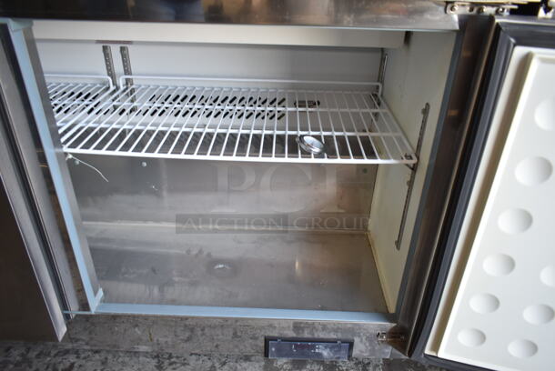 Yukon YSSU-60-16 Stainless Steel Commercial Prep Table w/ Sneeze Guard on Commercial Casters. 115 Volts, 1 Phase. Tested and Working! - Image 5 of 8