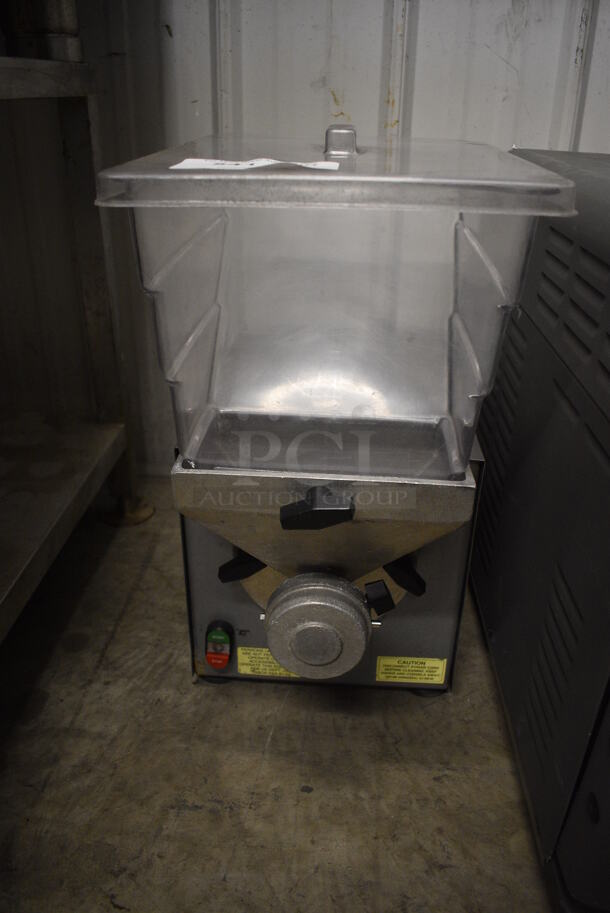 2010 Olde Tyme Model PN2 Stainless Steel Commercial Countertop Nut Grinder. 115 Volts, 1 Phase. 11x21x21. Tested and Working!
 - Image 2 of 5