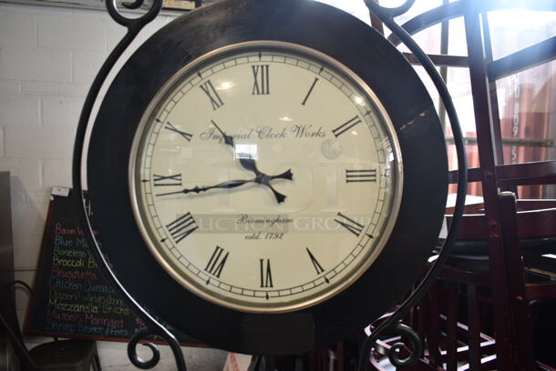 Metal Floor Style Clock. - Image 2 of 7