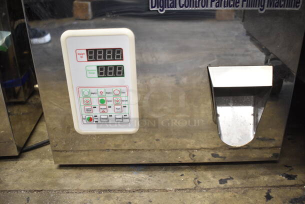 Stainless Steel Commercial Countertop Digital Control Particle Filling Machine. Tested and Working! - Image 4 of 5