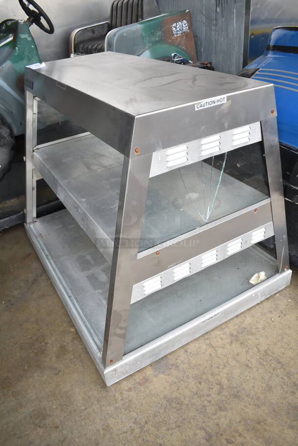 Merco 1220-2-3P Metal Commercial 2 Tier Warming Display Case Merchandiser. 120 Volts, 1 Phase. Tested and Working! - Image 2 of 5