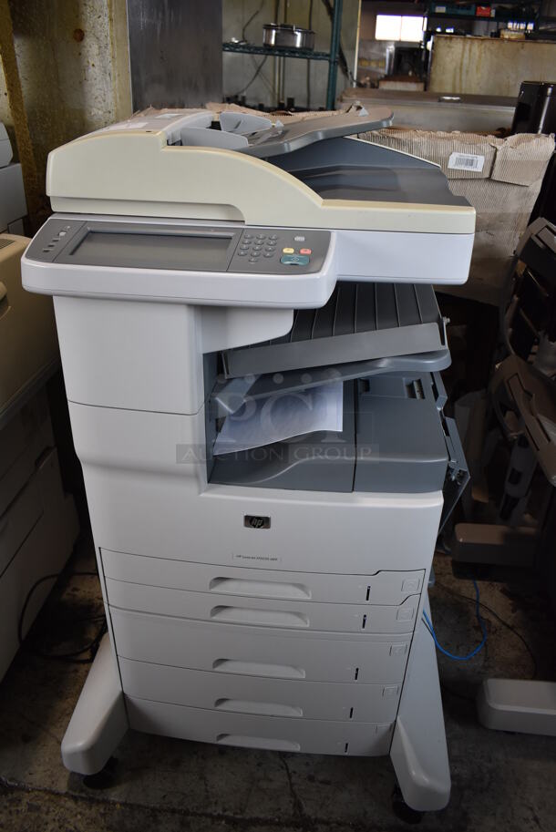 HP LaserJet M5035 MFP Floor Style Printer. 100-127 Volts, 1 Phase. 29x29x47