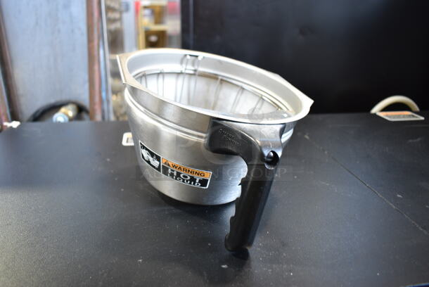 Bunn DUAL TF DBC Stainless Steel Commercial Countertop Double Coffee Machine w/ Hot Water Dispenser and 2 Metal Brew Baskets. 120/208-240 Volts, 1 Phase.  - Image 7 of 8