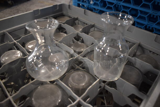 ALL ONE MONEY! Lot of 10 Dish Caddies on Dish Caddy Dolly w/ Various Glasses Including Ceramic Mugs, Beverage Glasses - Image 6 of 11