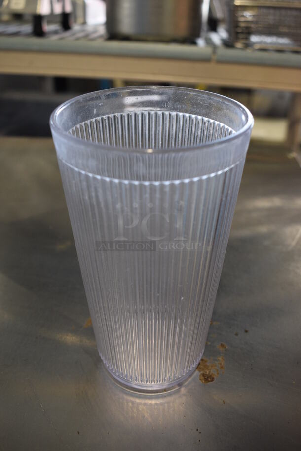 ALL ONE MONEY! Lot of 138 Various Clear Beverage Tumblers, 7 Caddies and Dish Caddy Dolly! 3.5x3.5x6, 19.5x19.5x6 - Image 2 of 6