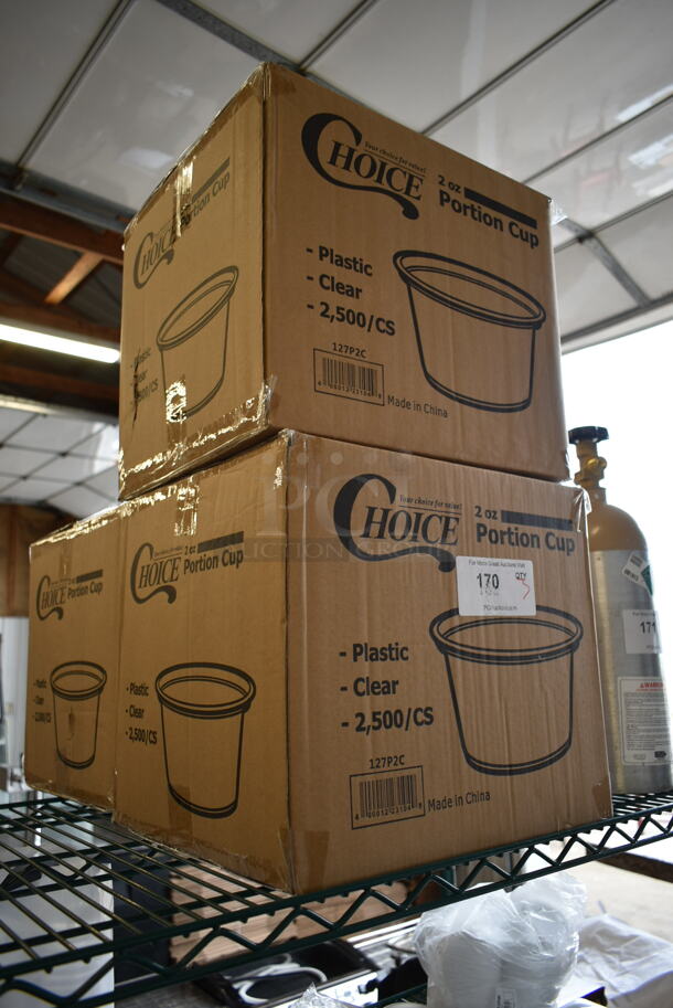 3 Boxes of BRAND NEW! Choice 127P2C 2 oz Portion Cups. 3 Times Your Bid! - Image 2 of 4