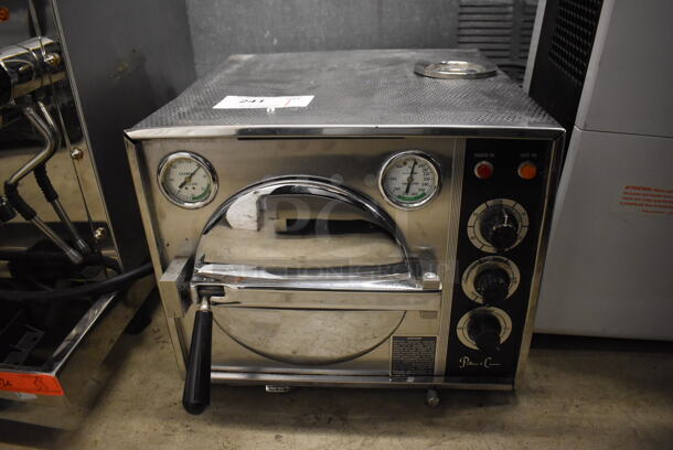 Pelton & Crane Stainless Steel Commercial Countertop Omni-Clave w/ Box of Parts. 115 Volts, 1 Phase. Tested and Working!