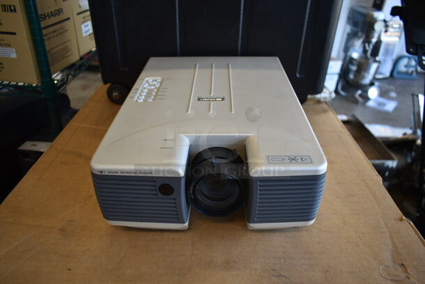 Sharp PG-D100U LCD Projector in Hard Case. 120 Volts, 1 Phase. - Image 7 of 12
