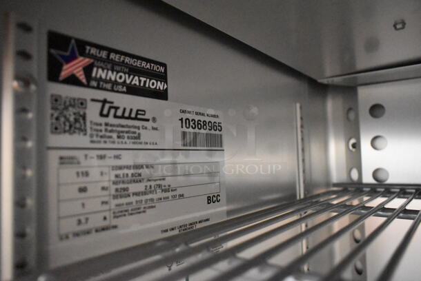 2022 True T-19F-HC Stainless Steel Commercial Single Door Reach In Freezer w/ Poly Coated Racks. 115 Volts, 1 Phase. Tested and Working! - Image 3 of 4