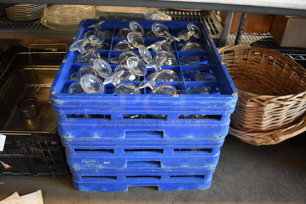 ALL ONE MONEY! Lot of Various Items Under Tabletop Including Baskets, Glasses and Poly Bin - Image 6 of 12