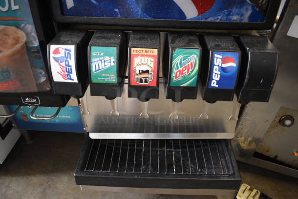 Booth Stainless Steel Commercial Countertop 6 Flavor Carbonated Beverage Machine. 19x26x33 - Image 4 of 5