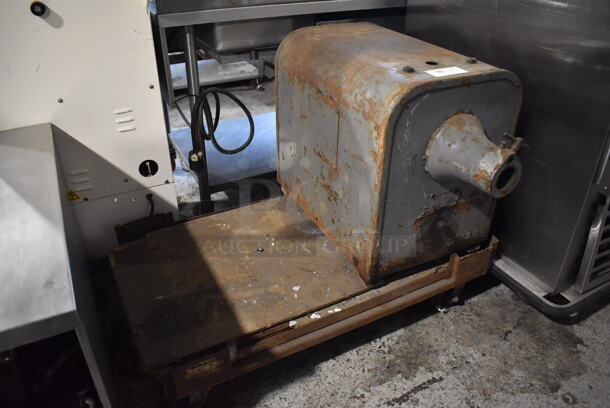 Metal Commercial Countertop Power Hub on Metal Cart w/ Commercial Casters. 43x32x33 - Image 1 of 6