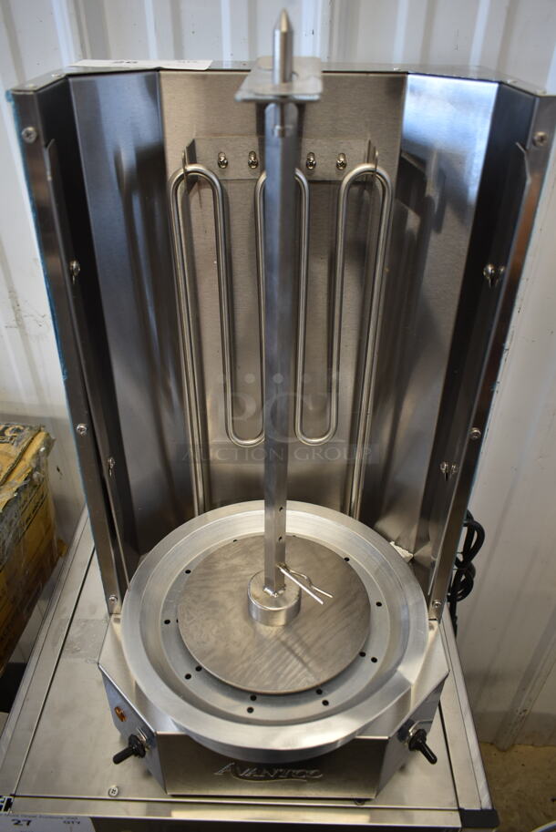 BRAND NEW SCRATCH AND DENT! 2022 Avantco 177VBE101A Stainless Steel Commercial Countertop Vertical Broiler. 120 Volts, 1 Phase.  - Image 5 of 6