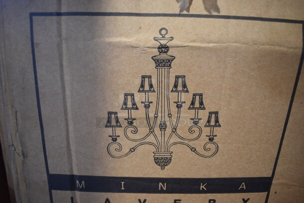 IN ORIGINAL BOX! American Lighting Association Minka Lavery 1579-477 Chandelier