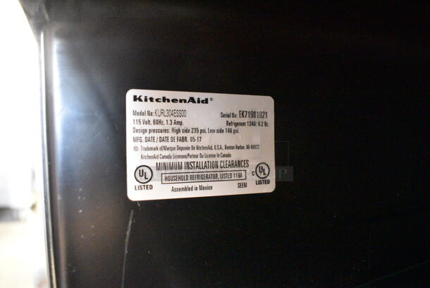 KitchenAid KURL304ESS00 Metal Mini Cooler Merchandiser. 115 Volts, 1 Phase. Tested and Working! - Image 4 of 4