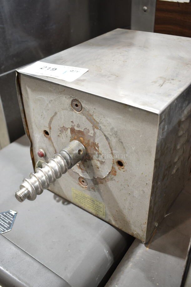 Olde Tyme PN1 Stainless Steel Commercial Countertop Nut Grinder Base. 115 Volts, 1 Phase. Tested and Powers On - Image 2 of 5
