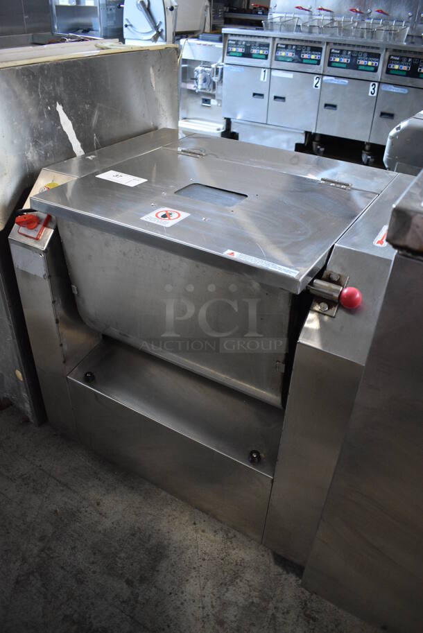 Stainless Steel Commercial Floor Style Meat Mixer. 250 Volts, 1 Phase. 31x24x29 - Image 2 of 6