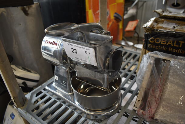 BRAND NEW SCRATCH AND DENT! Estella 348CG12 Stainless Steel Commercial Countertop Cheese Grater. 120 Volts, 1 Phase. Tested and Working! - Image 2 of 9