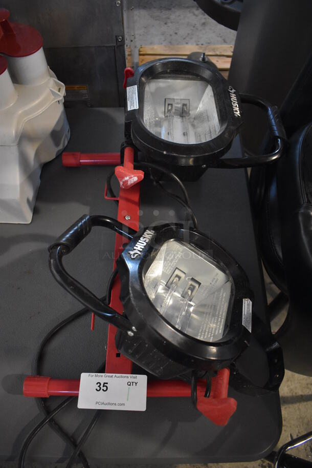 Husky Light Fixture. 26x16x9 - Image 1 of 4