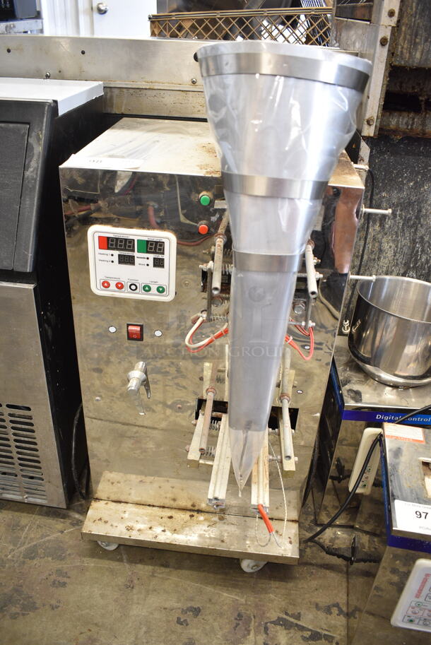 Stainless Steel Commercial Unit on Commercial Casters.  - Image 1 of 5