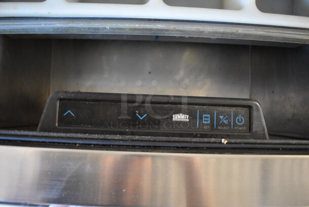 Summit Stainless Steel Commercial 2 Drawer Cooler. 115 Volts, 1 Phase. 24x25x34. Tested and Powers On But Does Not Get Cold - Image 5 of 5