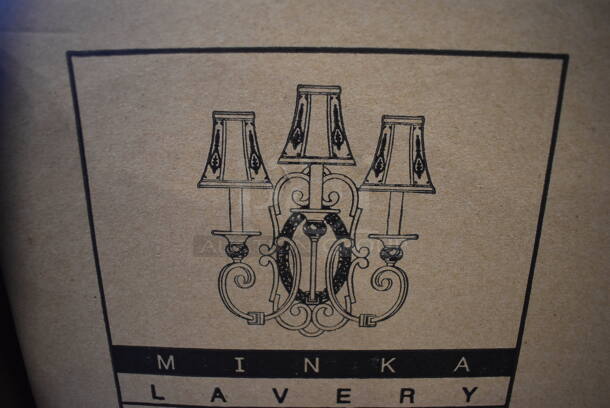 IN ORIGINAL BOX! American Lighting Association Minka Lavery 1573-477 Light Fixture