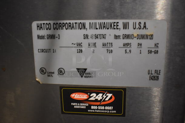 Hatco GRMW-3 Stainless Steel Commercial Countertop Warming Holding Bin. 120 Volts, 1 Phase. Tested and Working! - Image 4 of 5